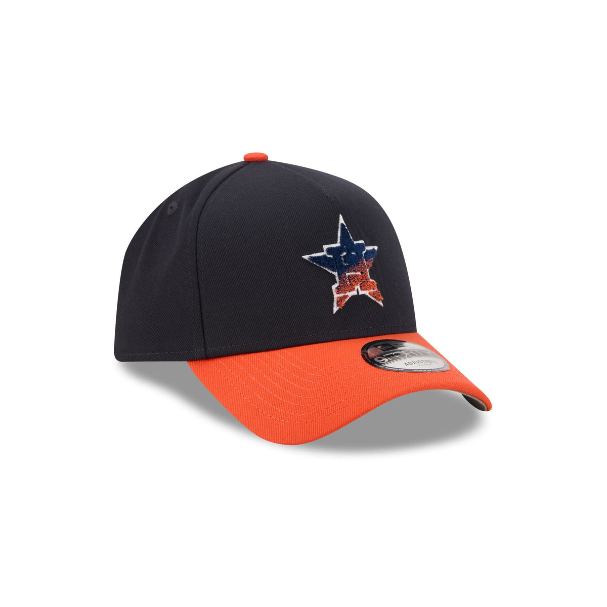 Houston Astros Fade Logo 9FORTY A-Frame Snapback Hat