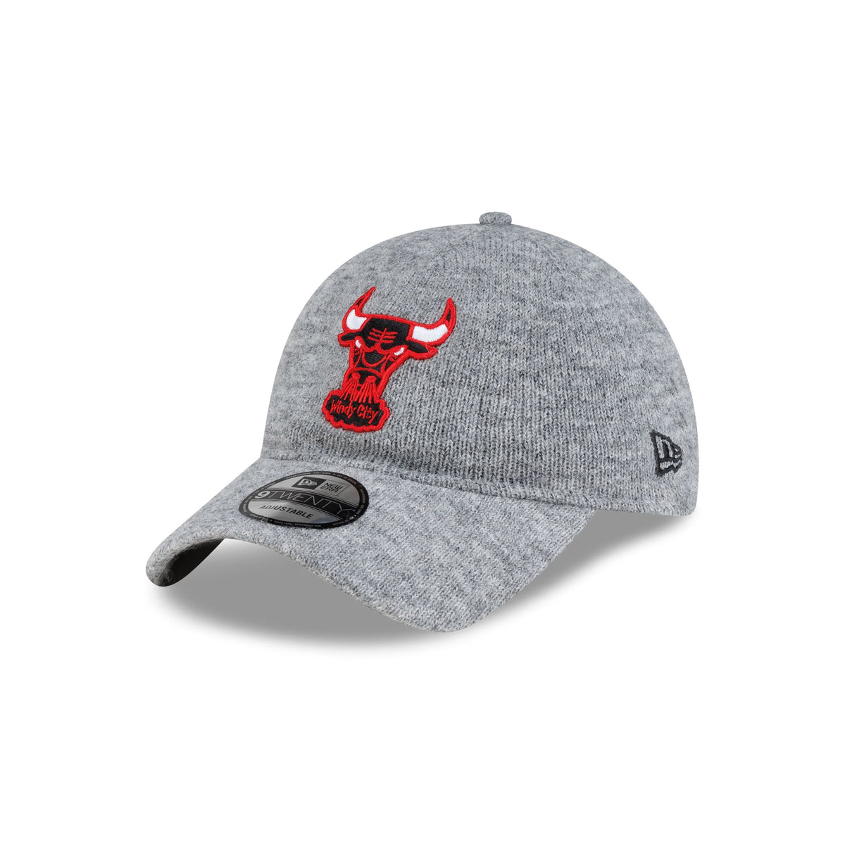 Chicago Bulls Gray Wool 9TWENTY Adjustable Hat