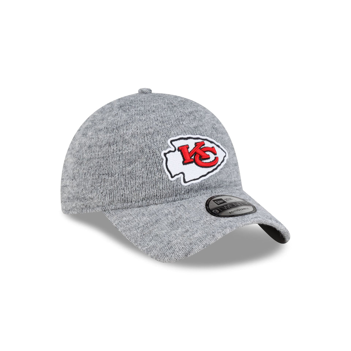 Kansas City Chiefs Gray Wool 9TWENTY Adjustable Hat
