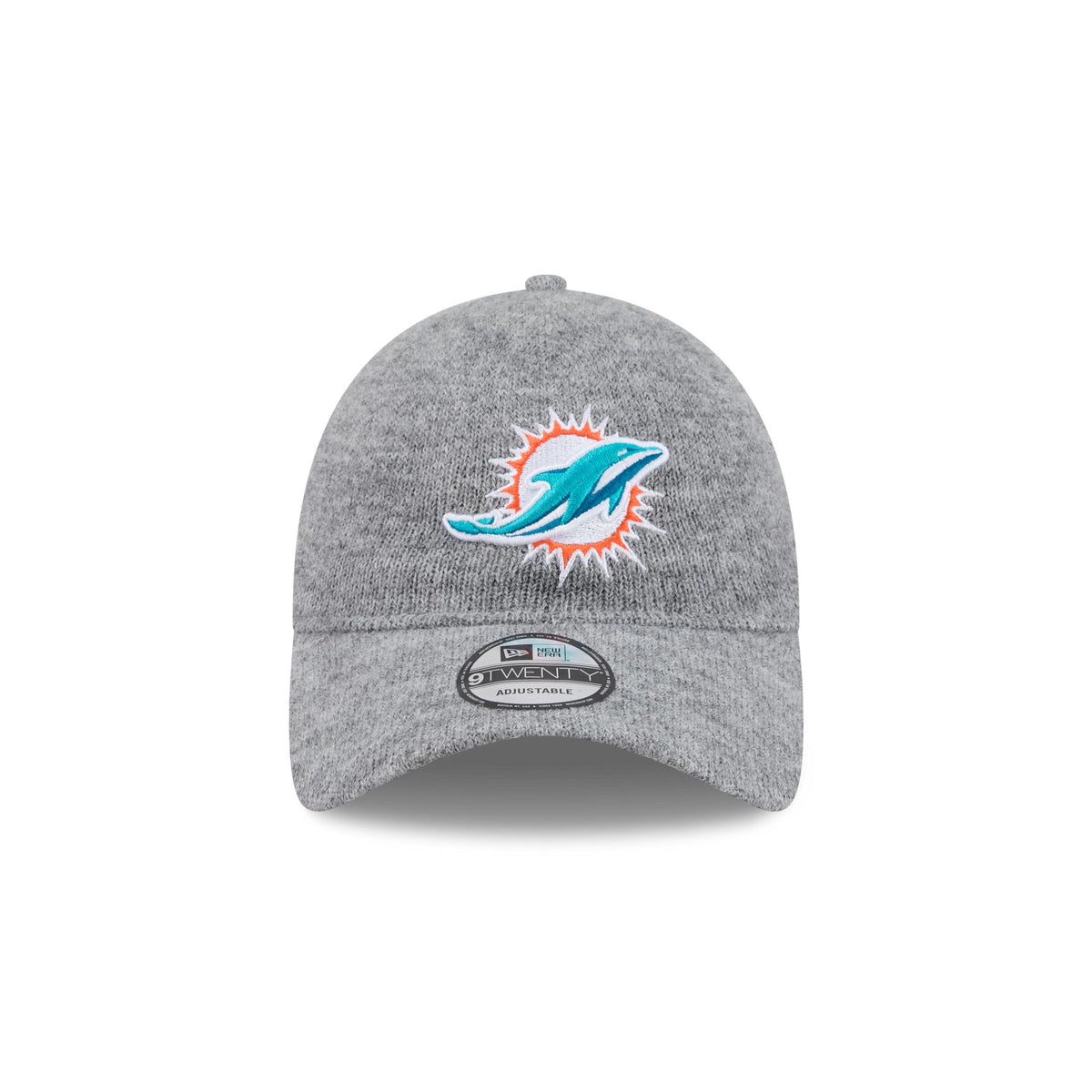 Miami Dolphins Gray Wool 9TWENTY Adjustable Hat