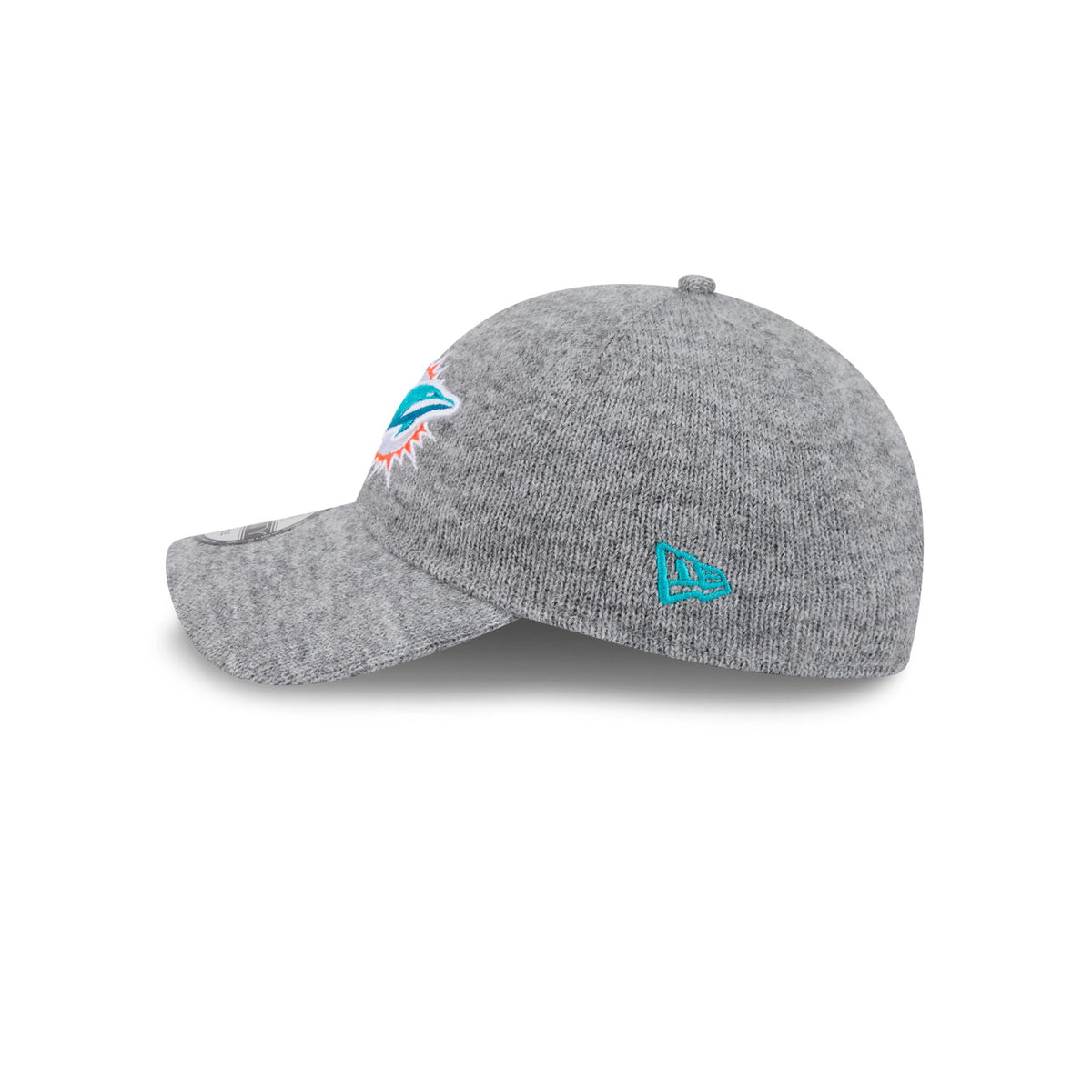 Miami Dolphins Gray Wool 9TWENTY Adjustable Hat
