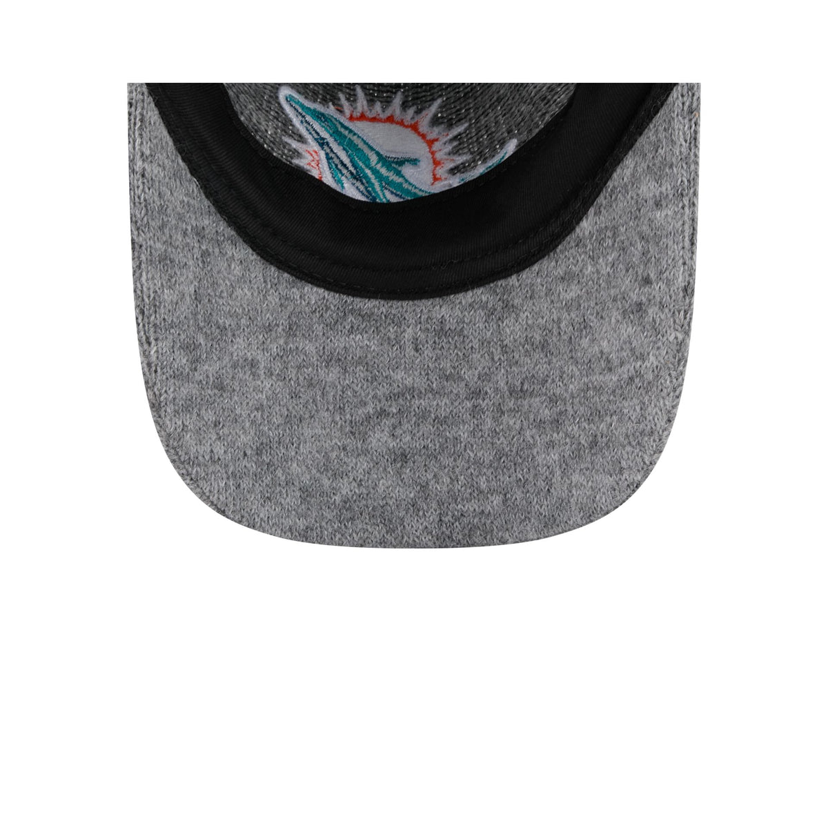 Miami Dolphins Gray Wool 9TWENTY Adjustable Hat