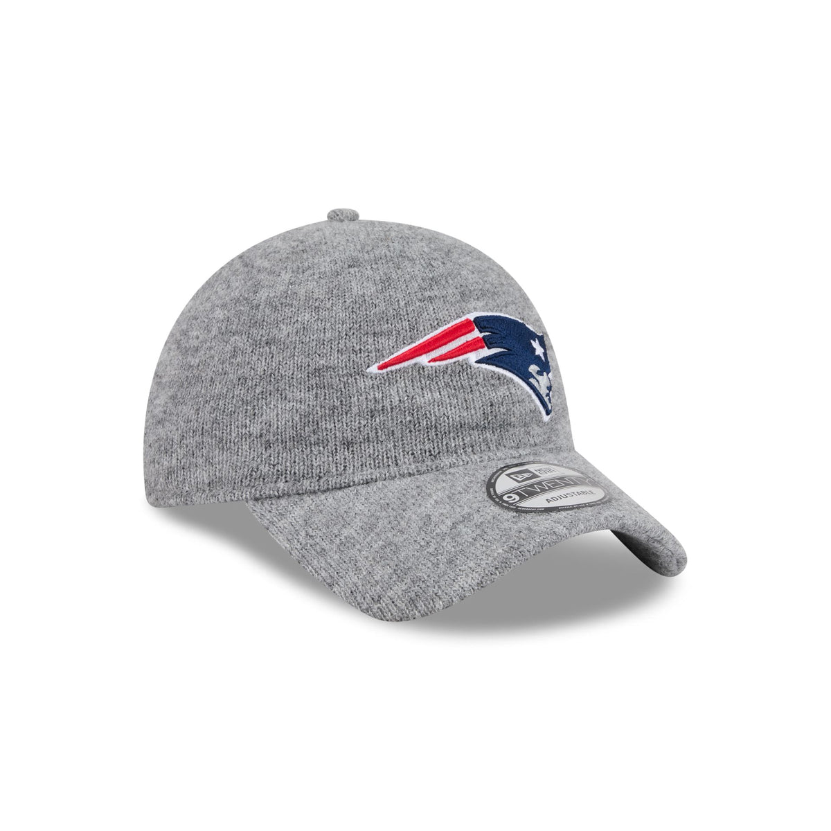 New England Patriots Gray Wool 9TWENTY Adjustable Hat