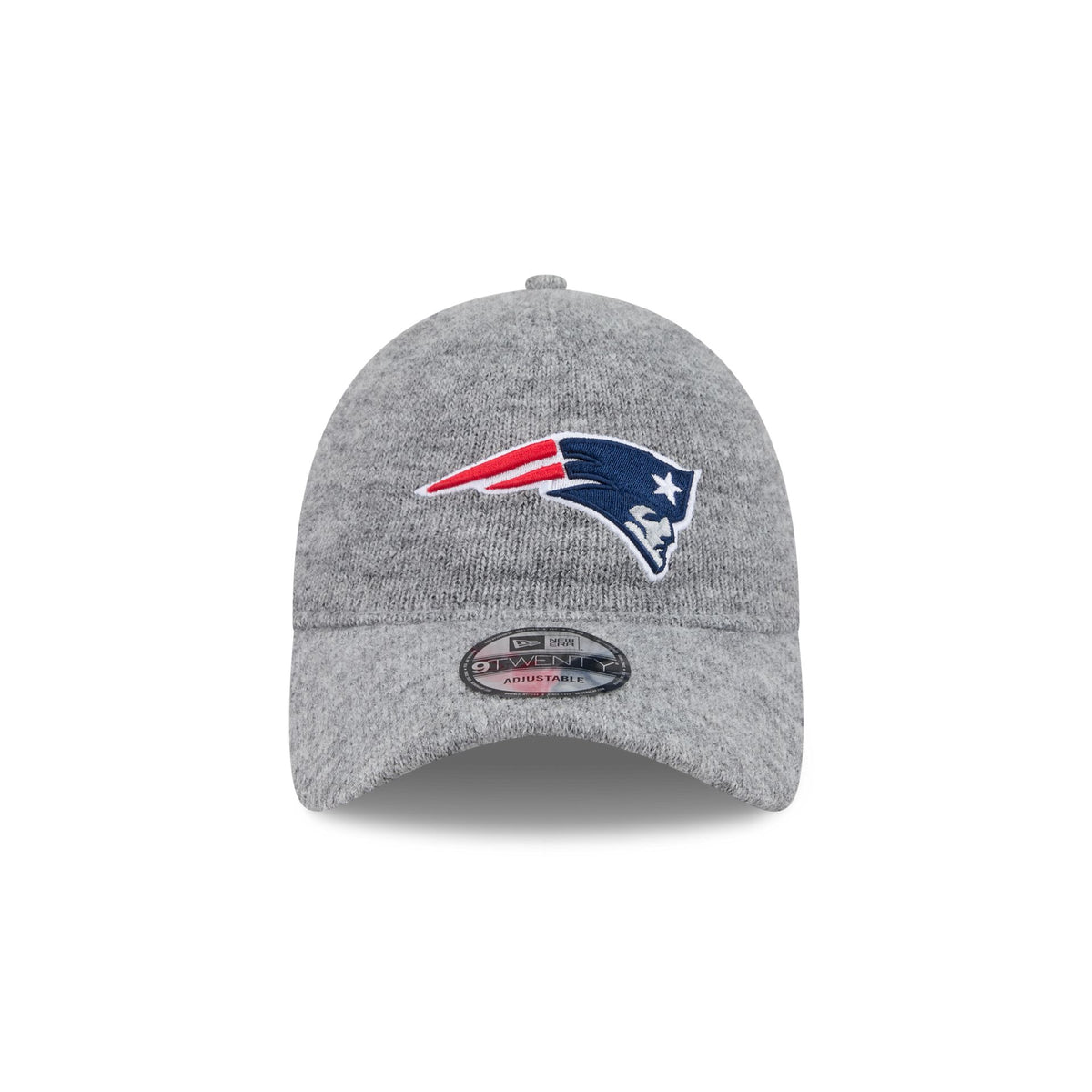 New England Patriots Gray Wool 9TWENTY Adjustable Hat