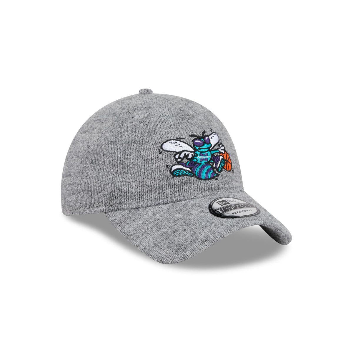 Charlotte Hornets Gray Wool 9TWENTY Adjustable Hat