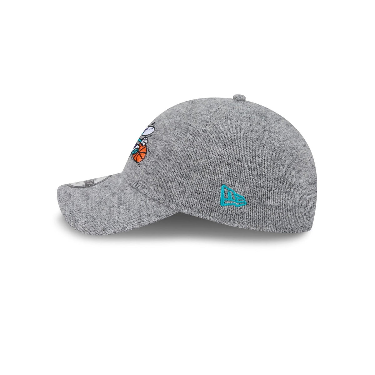 Charlotte Hornets Gray Wool 9TWENTY Adjustable Hat