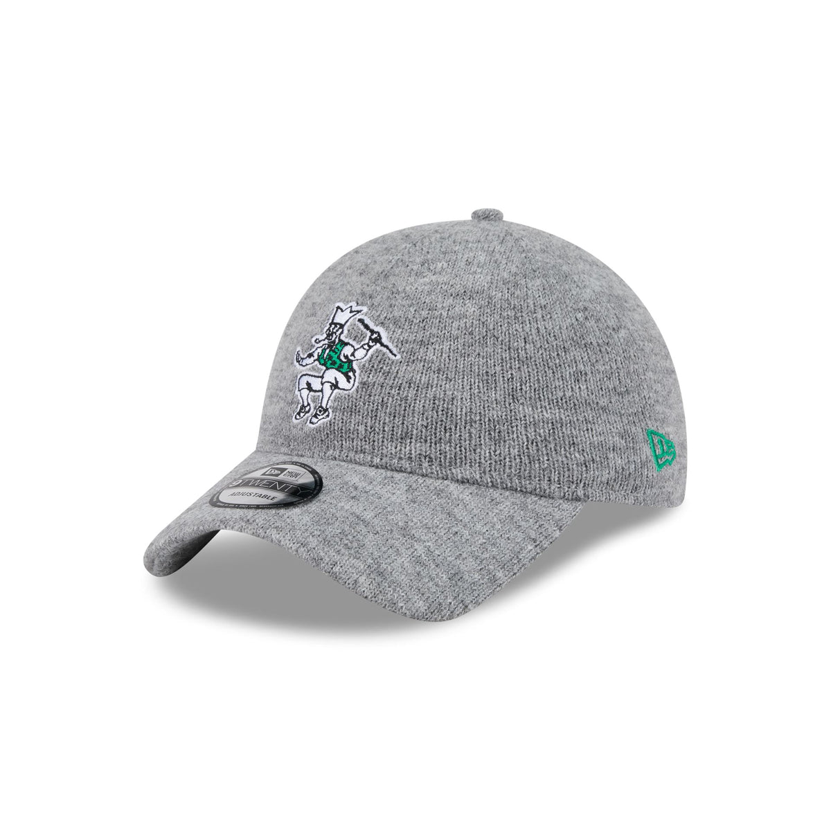 Boston Celtics Gray Wool 9TWENTY Adjustable Hat
