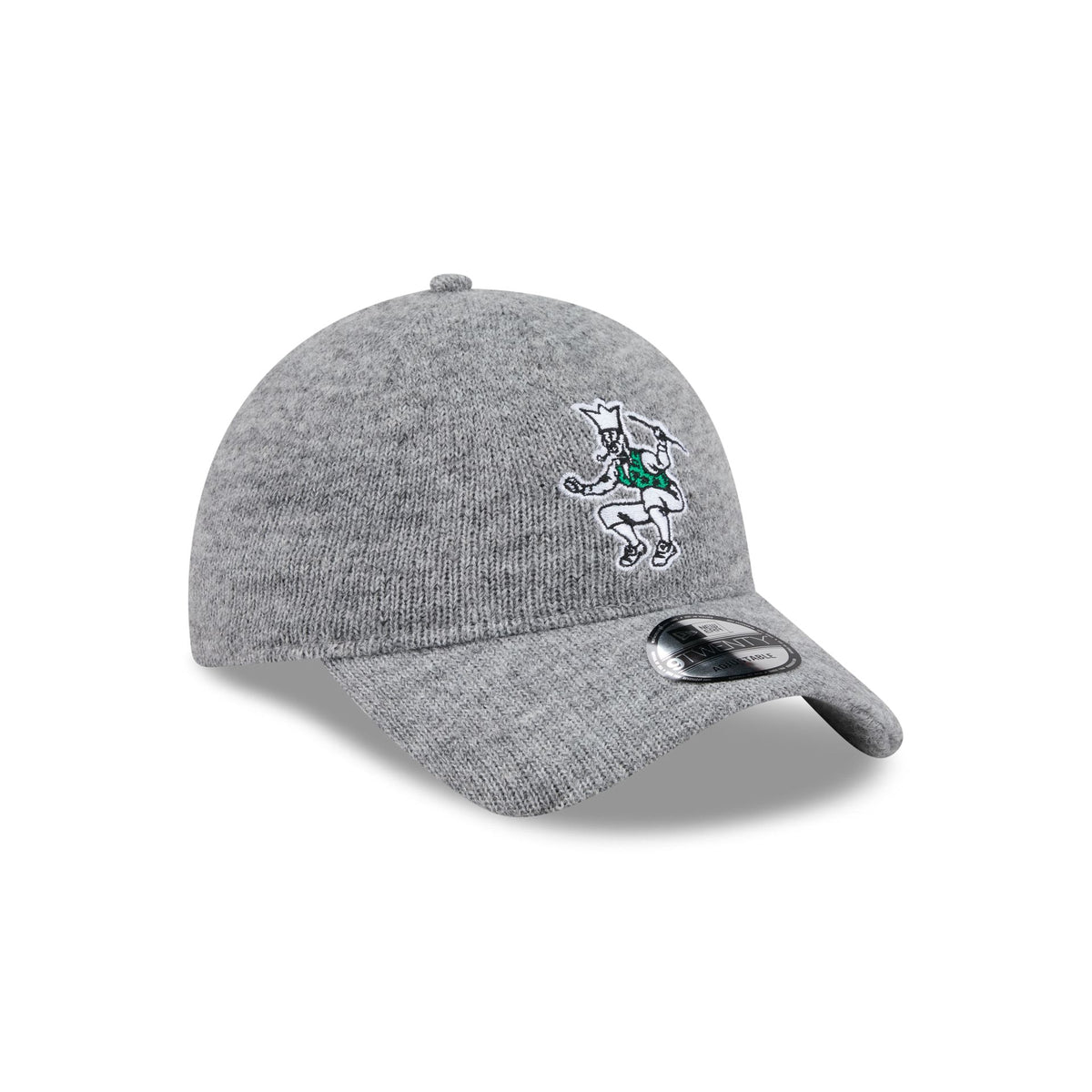 Boston Celtics Gray Wool 9TWENTY Adjustable Hat