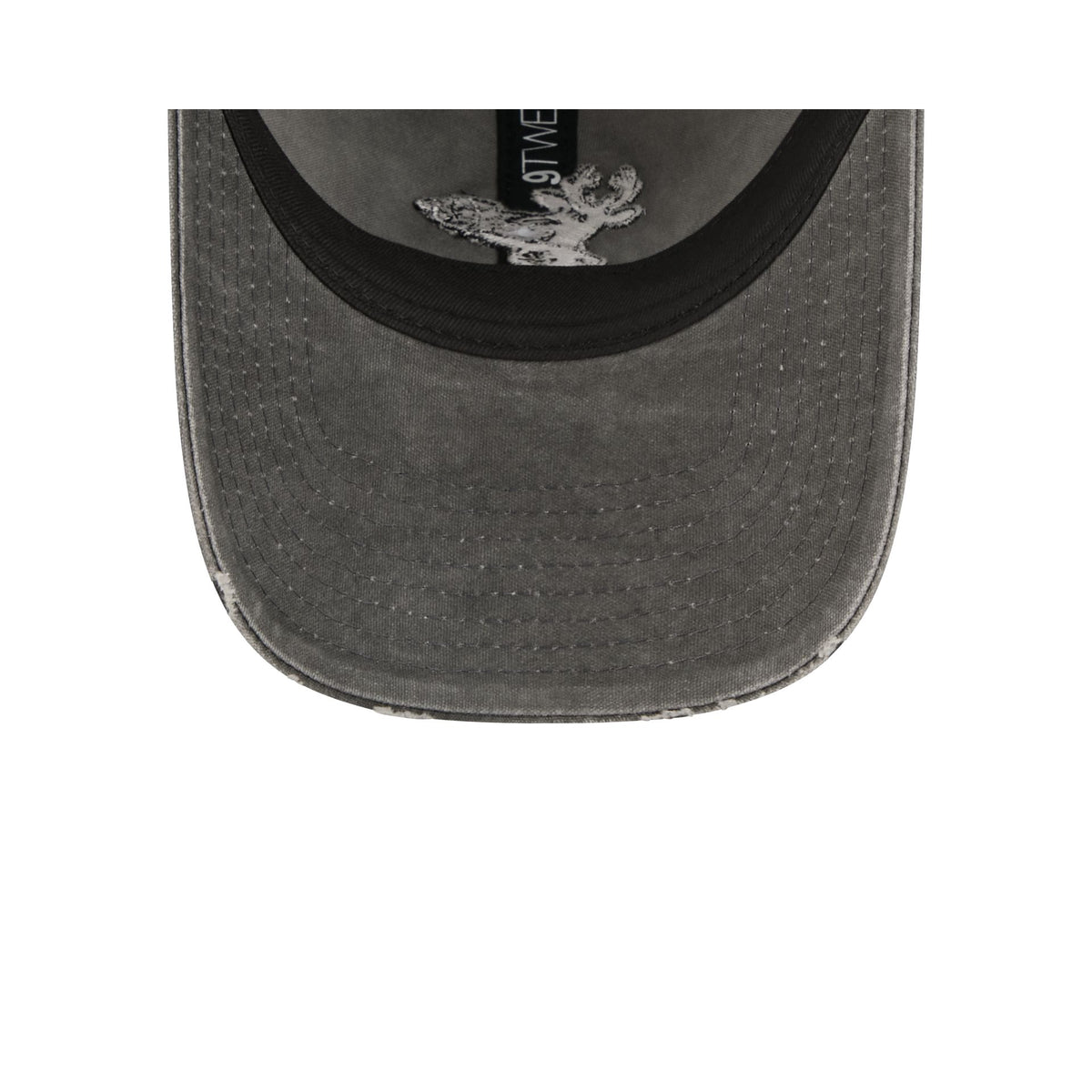 Milwaukee Bucks Washed Black Cotton 9TWENTY Adjustable Hat
