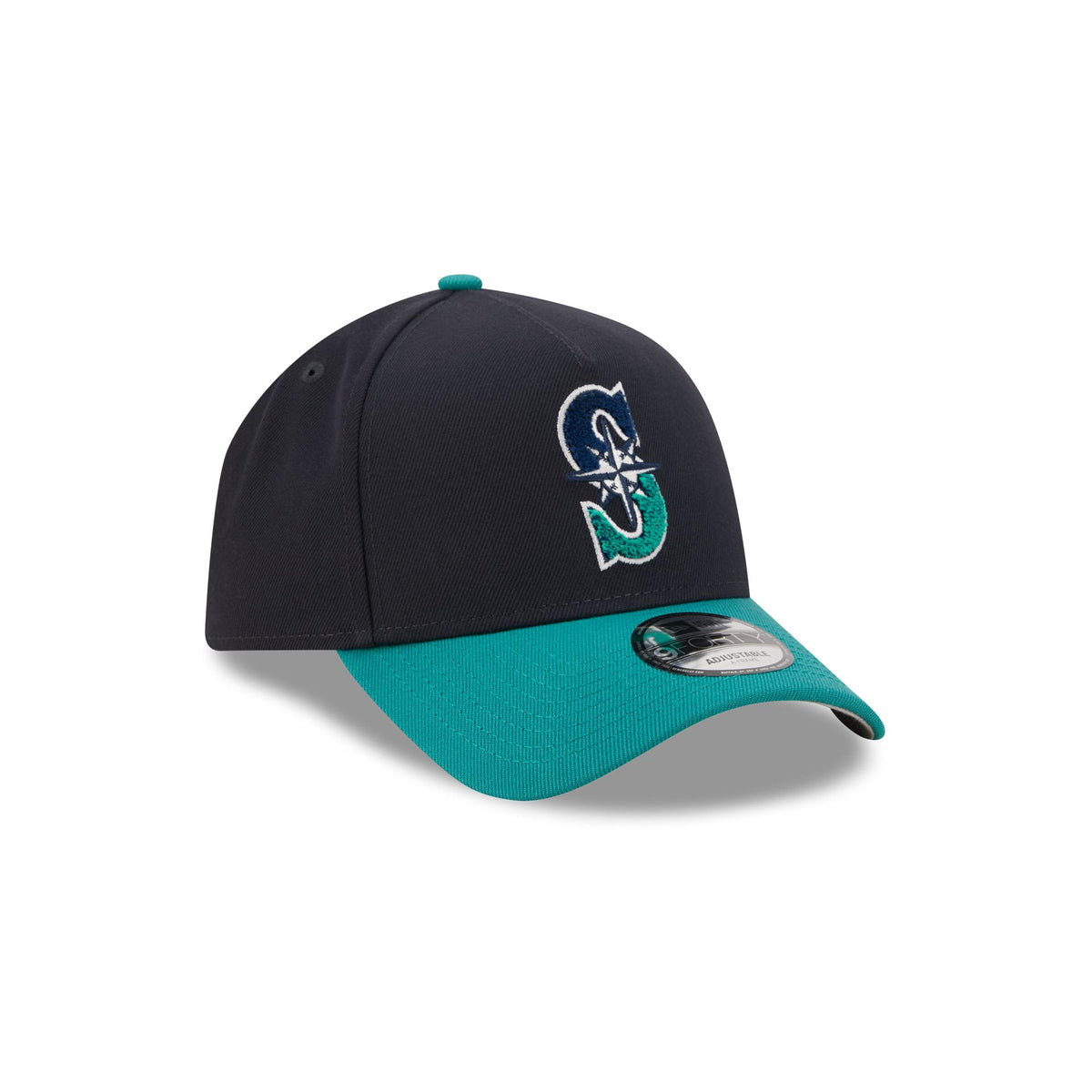Seattle Mariners Fade Logo 9FORTY A-Frame Snapback Hat