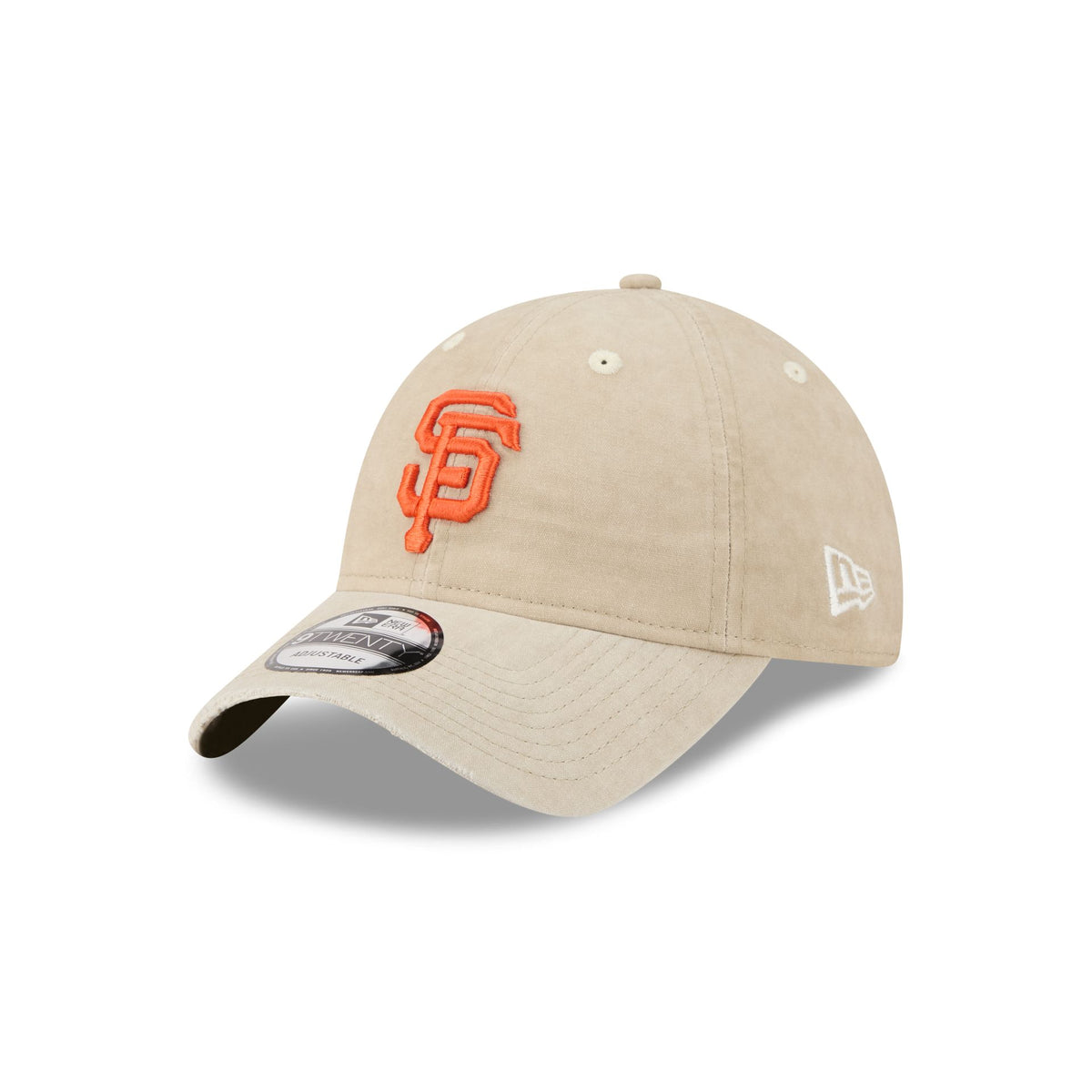San Francisco Giants Washed Stone Cotton 9TWENTY Adjustable Hat