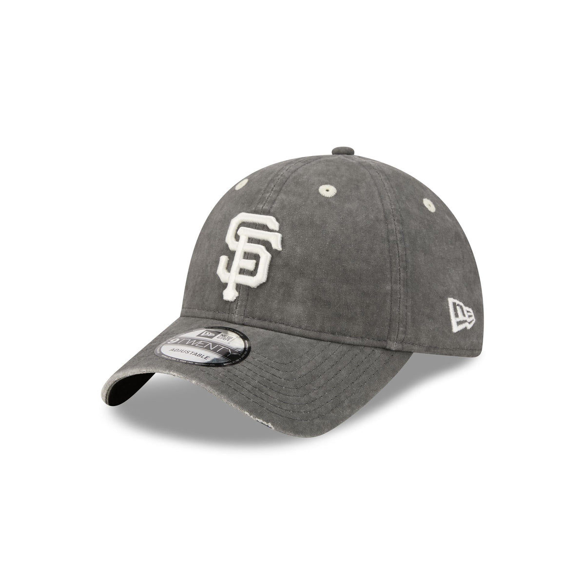 San Francisco Giants Washed Black Cotton 9TWENTY Adjustable Hat