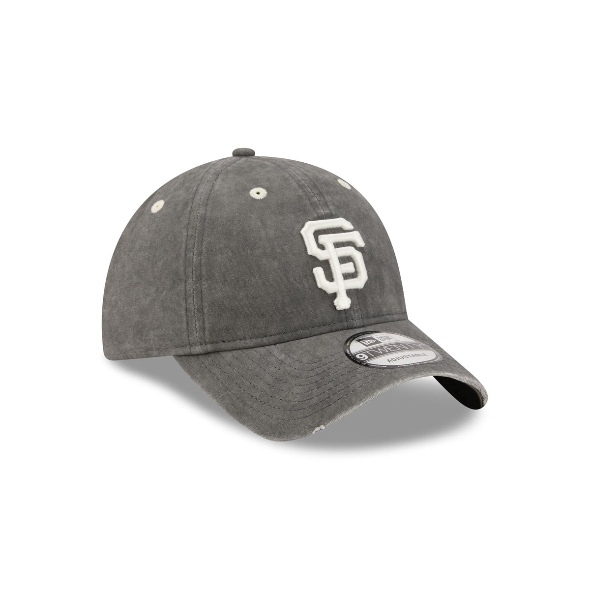 San Francisco Giants Washed Black Cotton 9TWENTY Adjustable Hat
