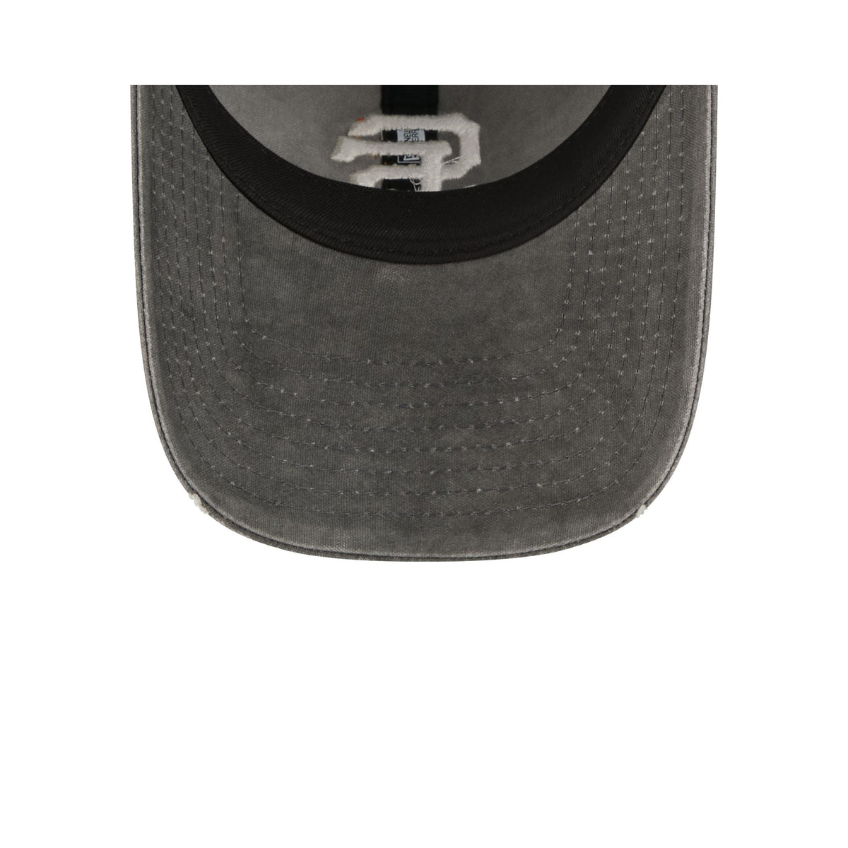 San Francisco Giants Washed Black Cotton 9TWENTY Adjustable Hat
