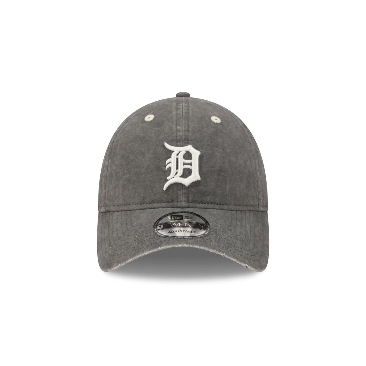 Detroit Tigers Washed Black Cotton 9TWENTY Adjustable Hat