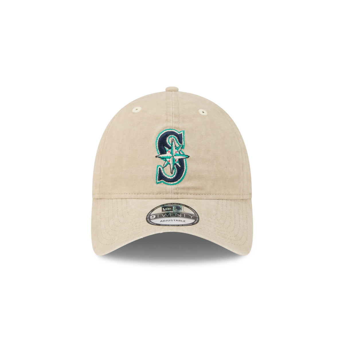 Seattle Mariners Washed Stone Cotton 9TWENTY Adjustable Hat