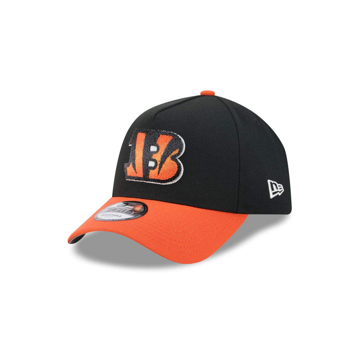 Cincinnati Bengals Fade Logo 9FORTY A-Frame Snapback Hat