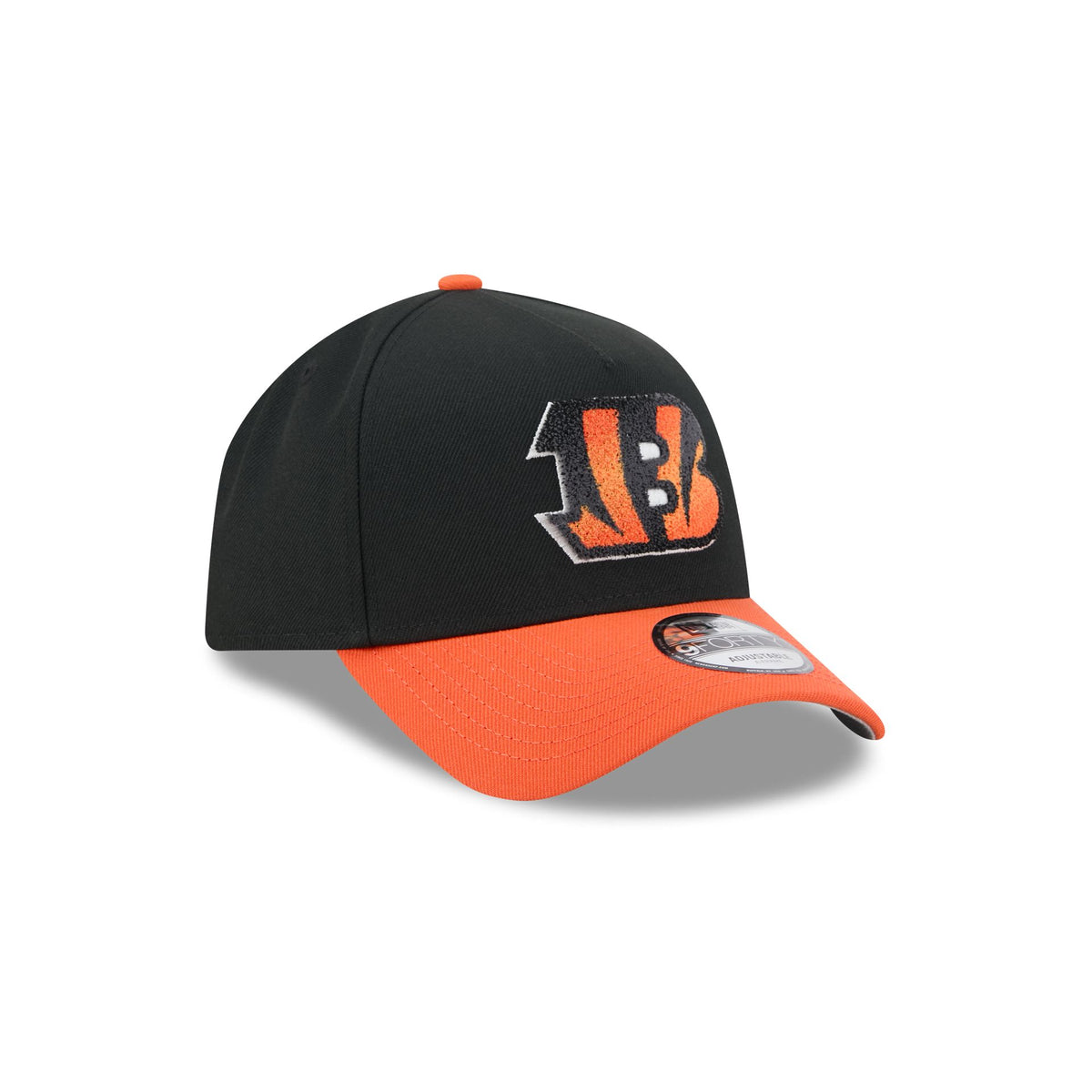 Cincinnati Bengals Fade Logo 9FORTY A-Frame Snapback Hat