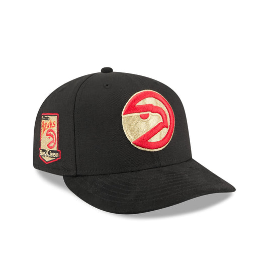 Atlanta Hawks Hardwood Classics Side Patch 9FIFTY Snapback Hat
