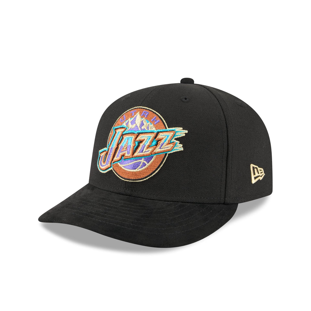 Utah Jazz Hardwood Classics Side Patch 9FIFTY Snapback Hat