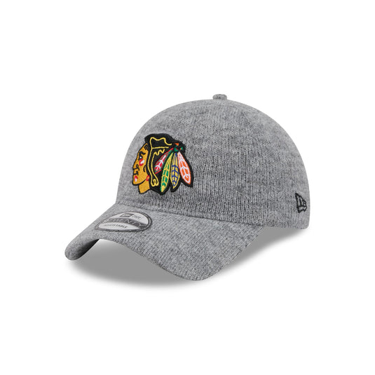 Chicago Blackhawks Gray Wool 9TWENTY Adjustable Hat