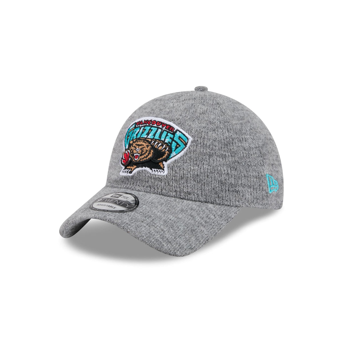 Vancouver Grizzlies Gray Wool 9TWENTY Adjustable Hat