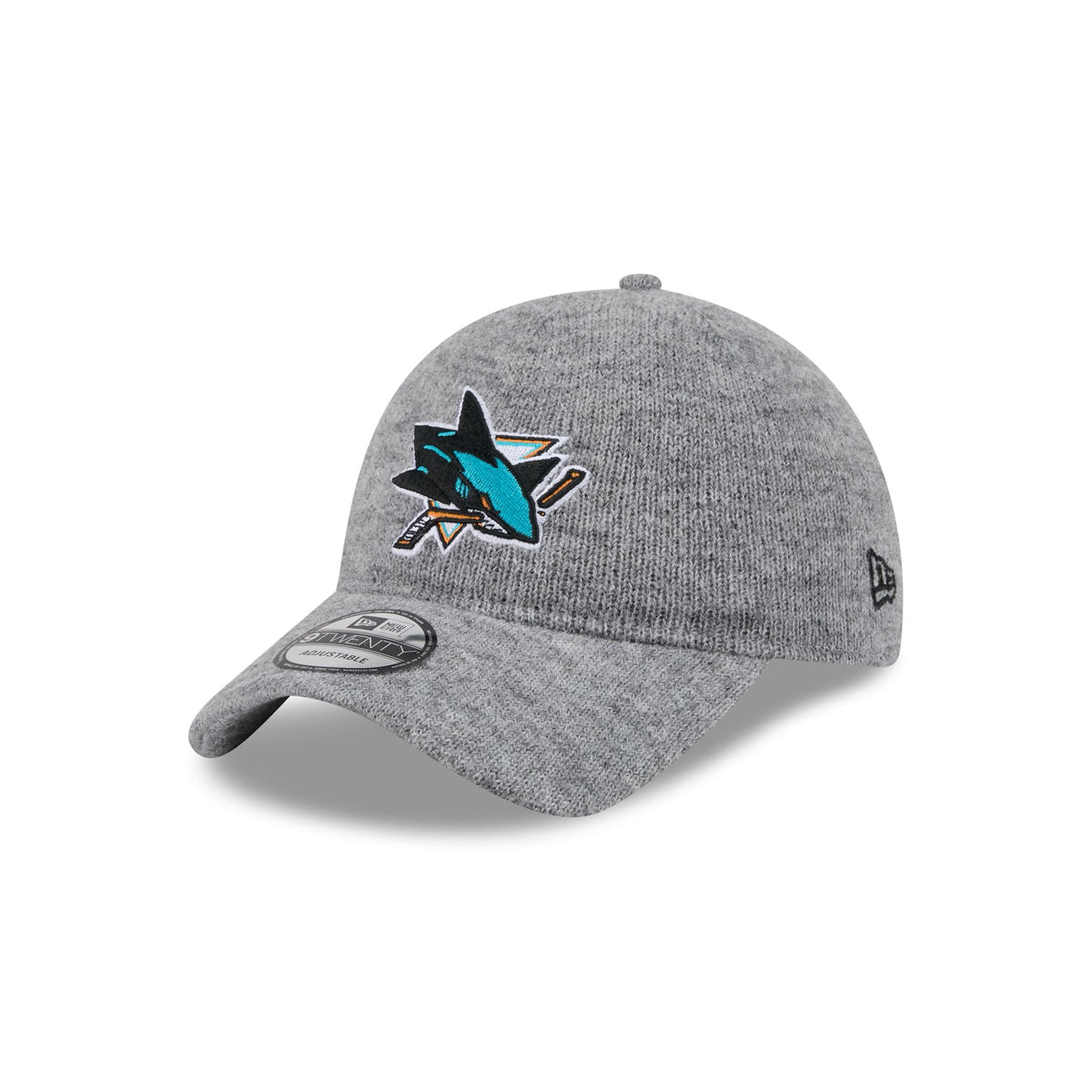 San Jose Sharks Gray Wool 9TWENTY Adjustable Hat