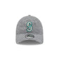 Seattle Mariners Gray Wool 9TWENTY Adjustable Hat