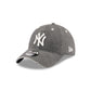New York Yankees Washed Black Cotton 9TWENTY Adjustable Hat