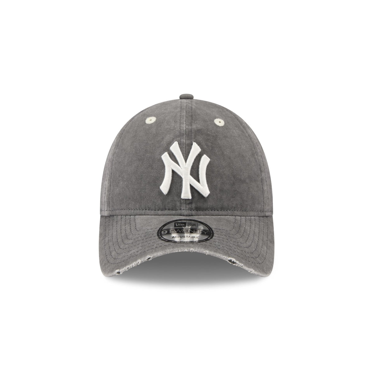 New York Yankees Washed Black Cotton 9TWENTY Adjustable Hat