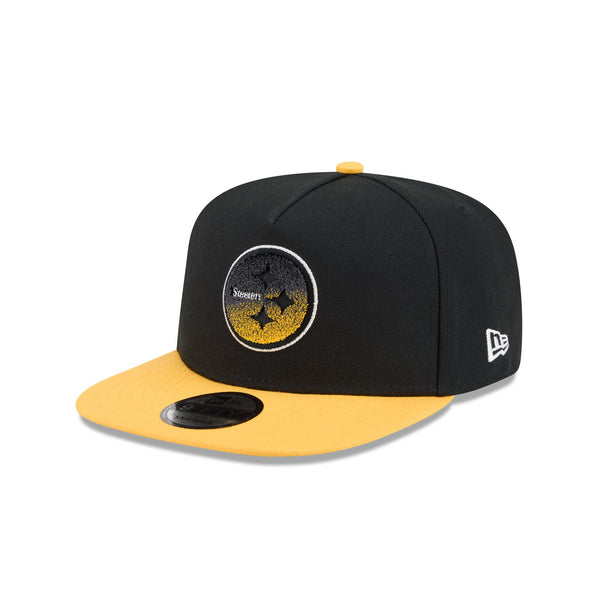 Pittsburgh Steelers Fade Logo 9FIFTY A-Frame Snapback Hat – New
