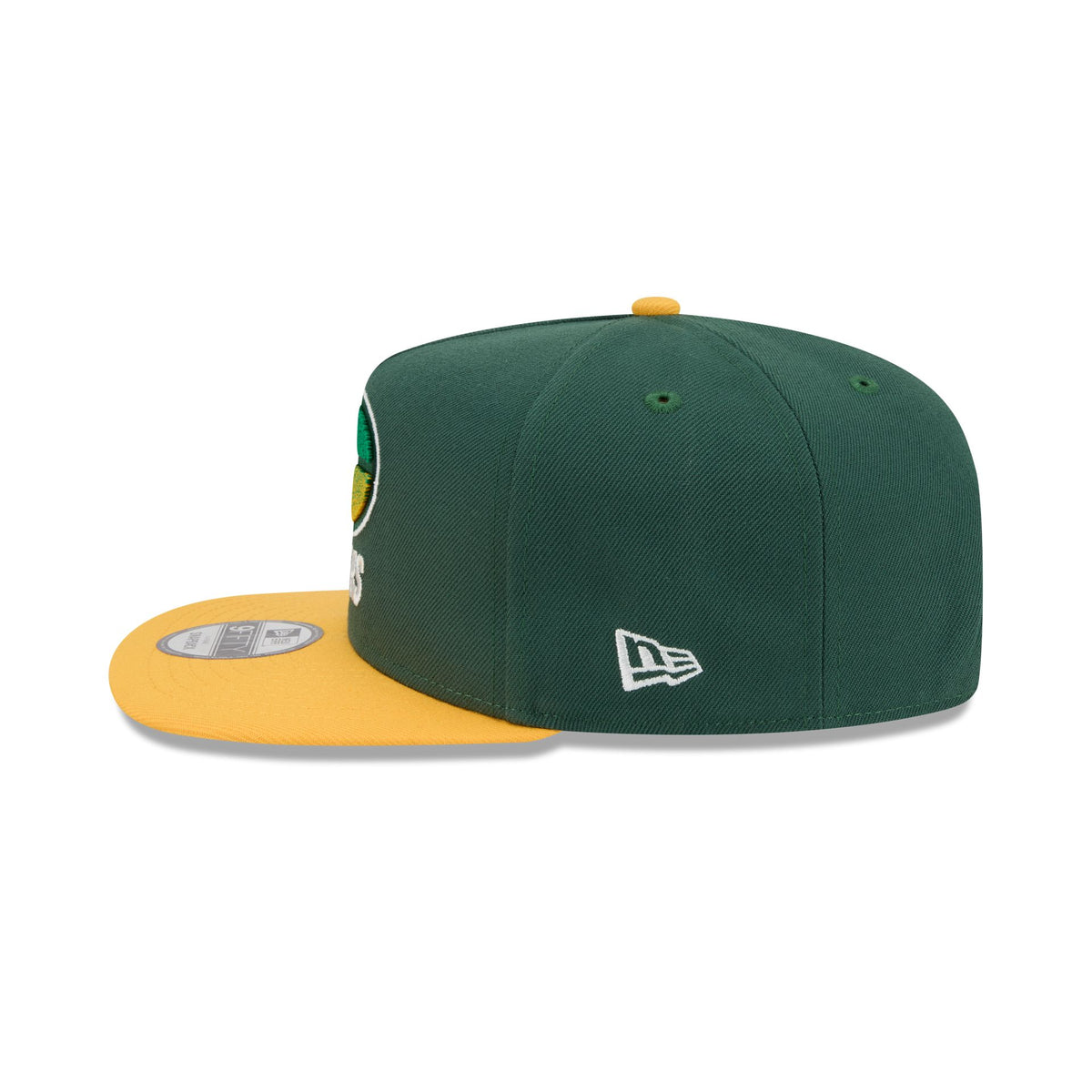 Green Bay Packers Fade Logo 9FIFTY A-Frame Snapback Hat