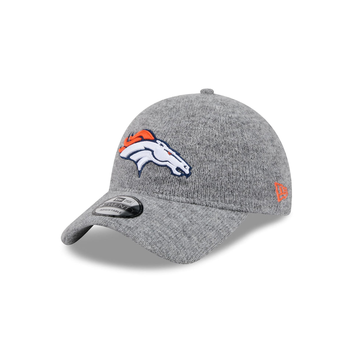 Denver Broncos Gray Wool 9TWENTY Adjustable Hat
