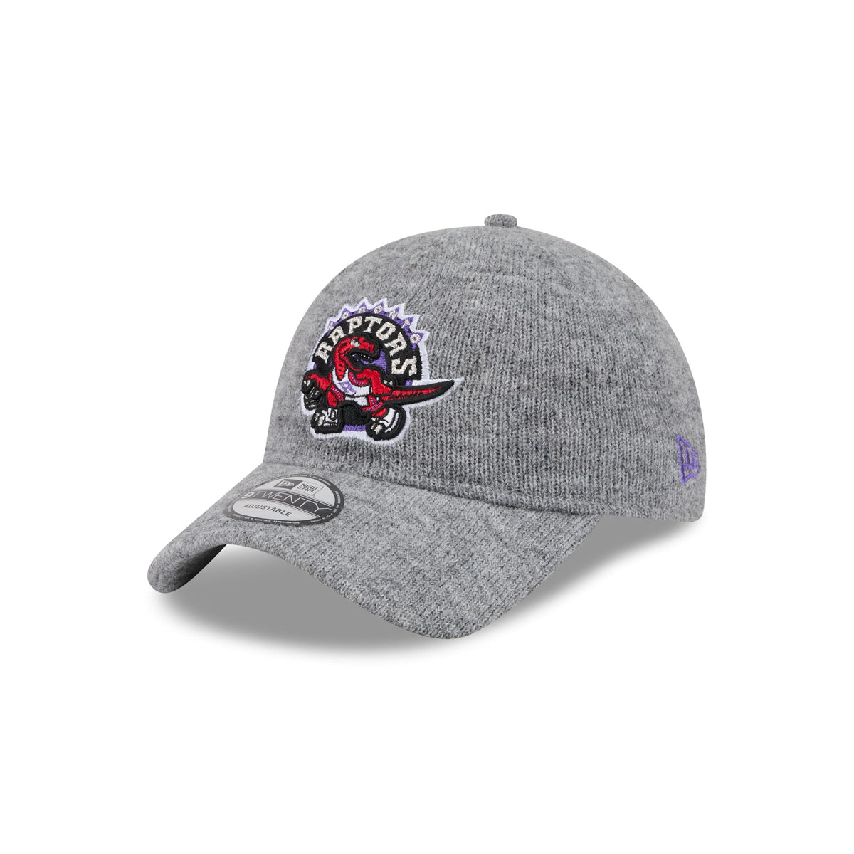 Toronto Raptors Gray Wool 9TWENTY Adjustable Hat