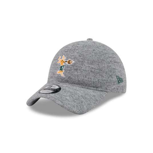 Milwaukee Bucks Gray Wool 9TWENTY Adjustable Hat