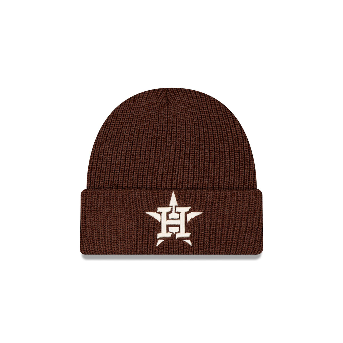 Houston Astros Walnut Cuff Knit Beanie Hat