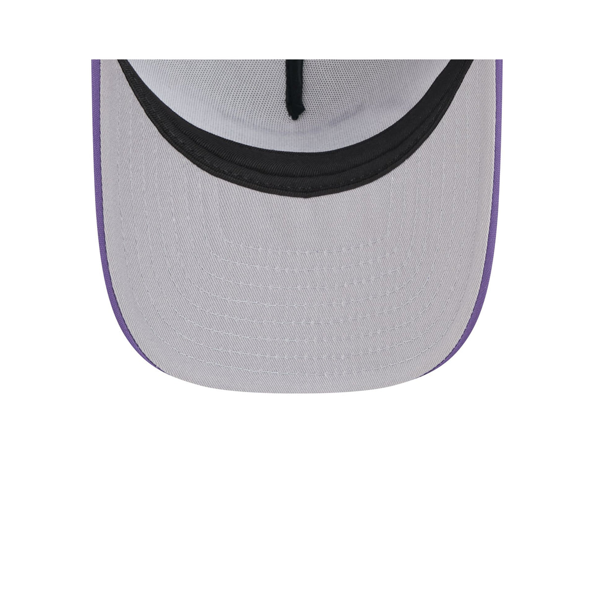 Los Angeles Lakers Fade Script 9FIFTY A-Frame Trucker Hat