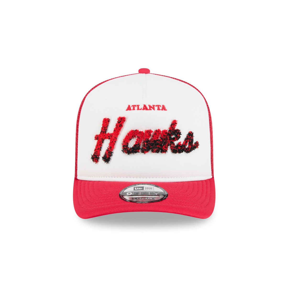 Atlanta Hawks Fade Script 9FIFTY A-Frame Trucker Hat