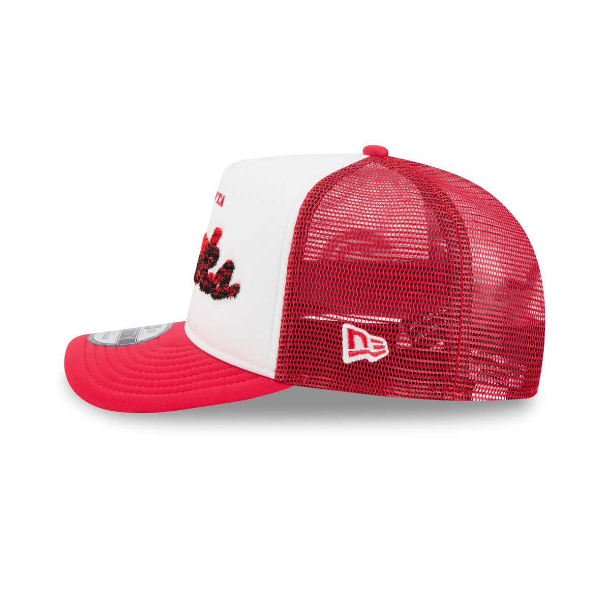 Atlanta Hawks Fade Script 9FIFTY A-Frame Trucker Hat