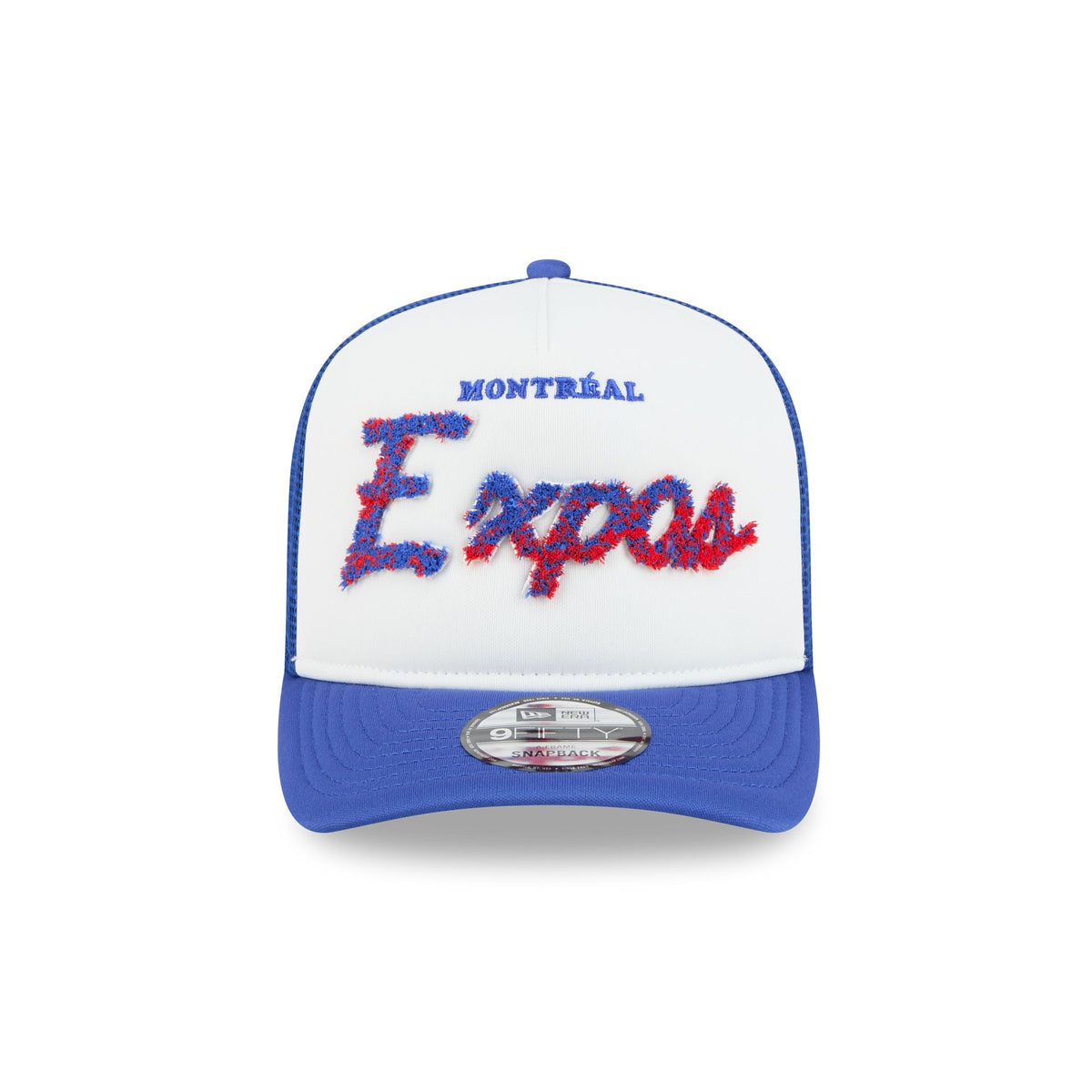 Montreal Expos Fade Script 9FIFTY A-Frame Trucker Hat