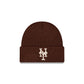 New York Mets Walnut Cuff Knit Beanie Hat
