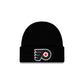 Philadelphia Flyers Black Cuff Knit Beanie Hat