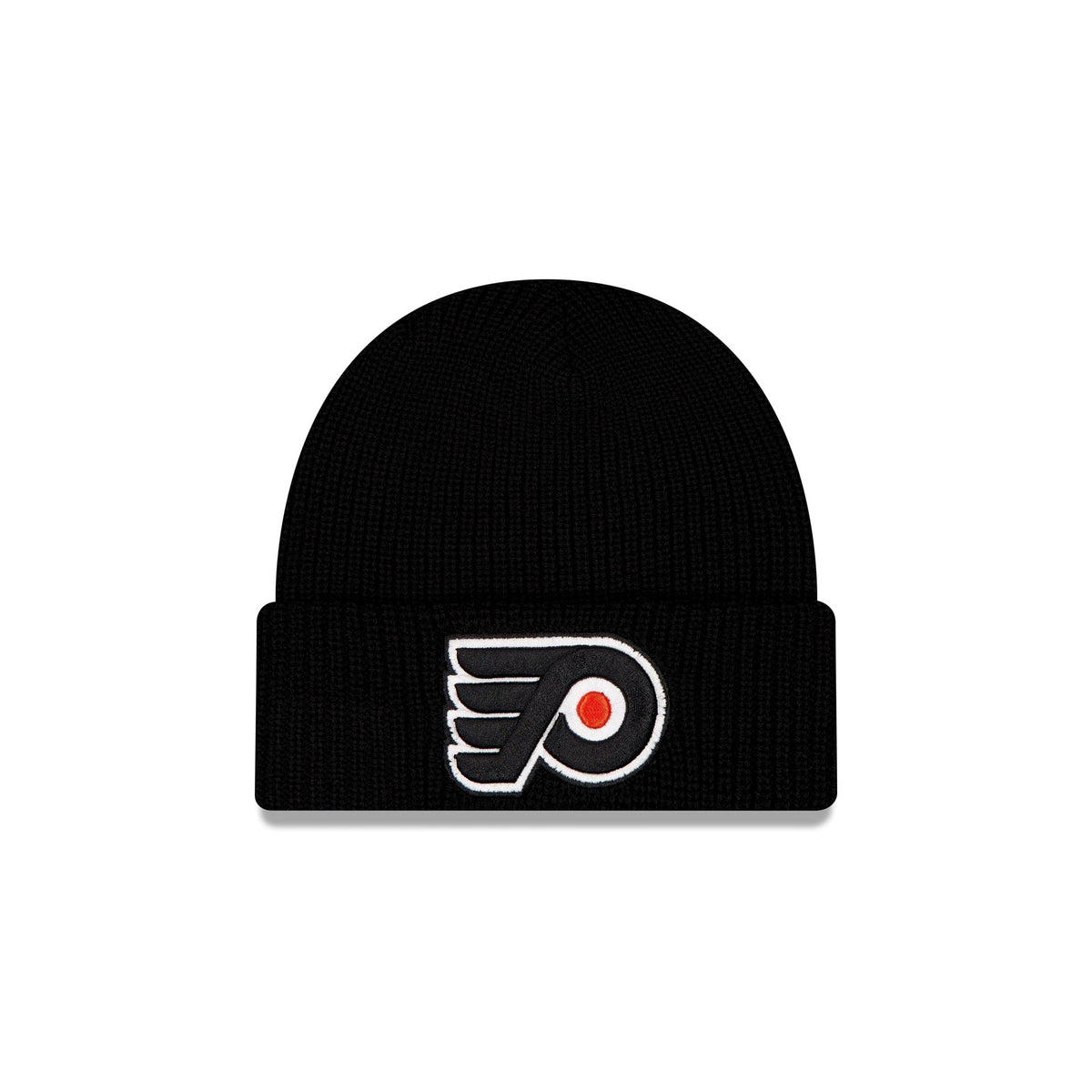 Philadelphia Flyers Black Cuff Knit Beanie Hat