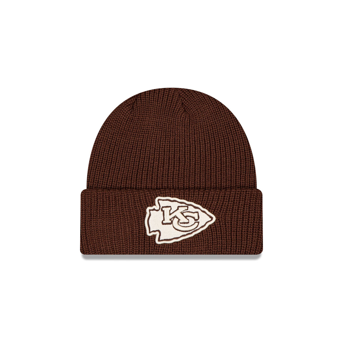 Kansas City Chiefs Walnut Cuff Knit Beanie Hat