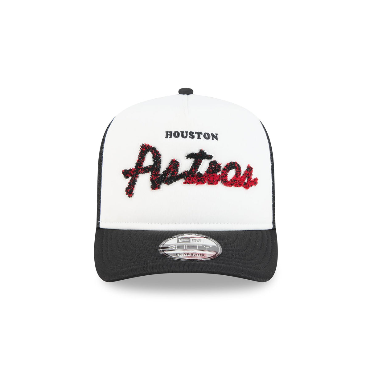 Houston Astros Fade Script 9FIFTY A-Frame Trucker Hat