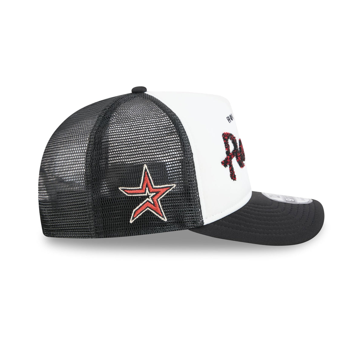 Houston Astros Fade Script 9FIFTY A-Frame Trucker Hat