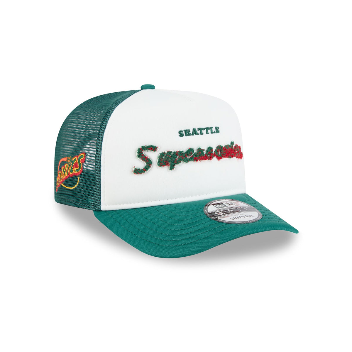 Seattle SuperSonics Fade Script 9FIFTY A-Frame Trucker Hat