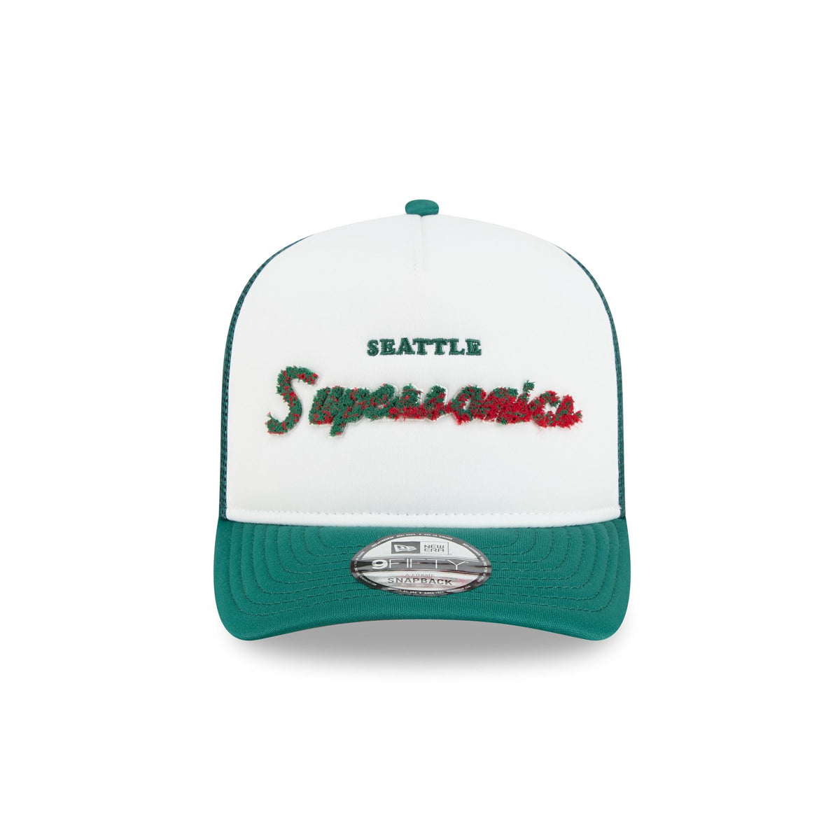 Seattle SuperSonics Fade Script 9FIFTY A-Frame Trucker Hat