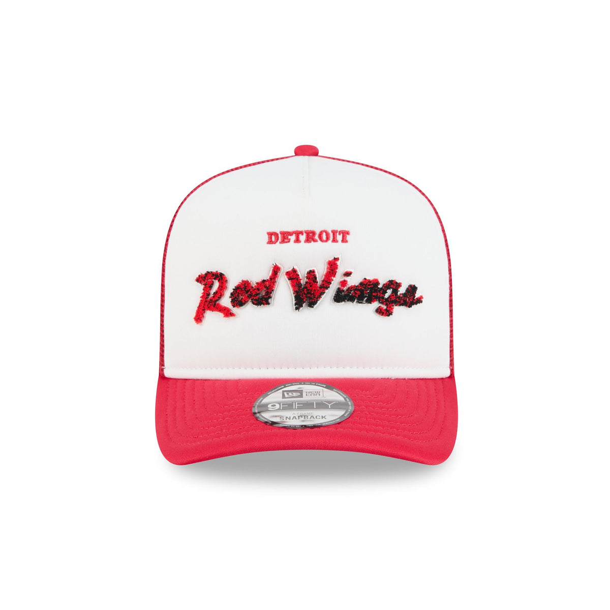 Detroit Red Wings Fade Script 9FIFTY A-Frame Trucker Hat