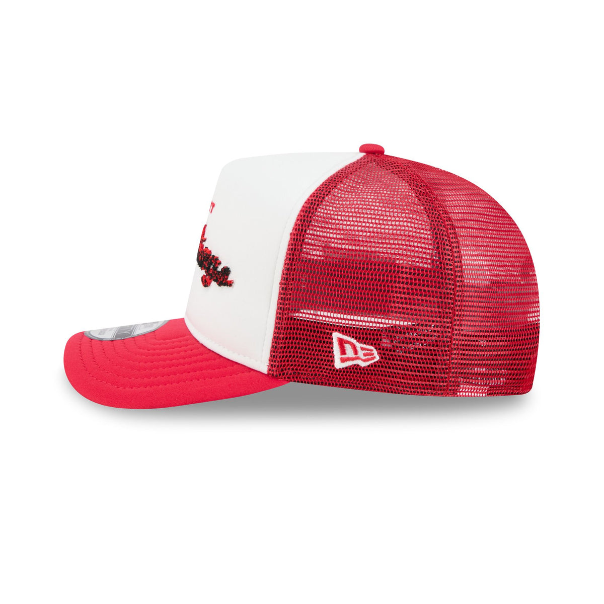 Detroit Red Wings Fade Script 9FIFTY A-Frame Trucker Hat